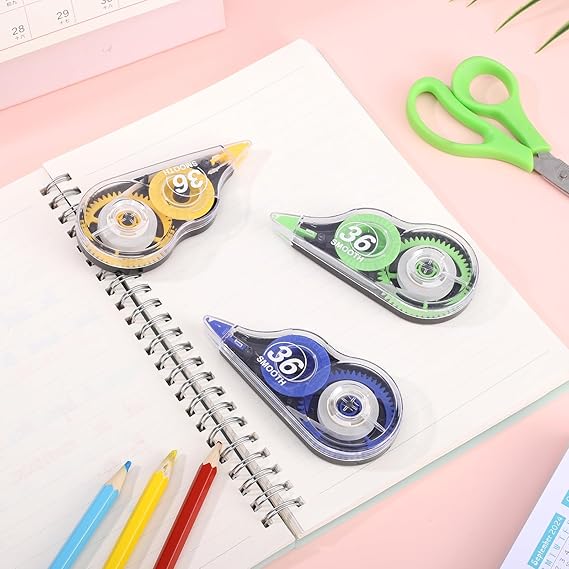 Correction Tape For Instant Corrections , White Out Writing Correction Tape For School and Office