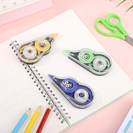 Correction Tape For Instant Corrections , White Out Writing Correction Tape For School and Office