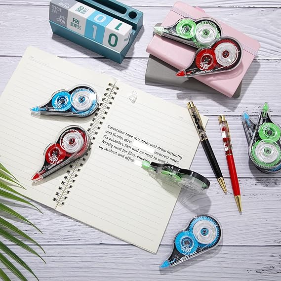 Correction Tape For Instant Corrections , White Out Writing Correction Tape For School and Office